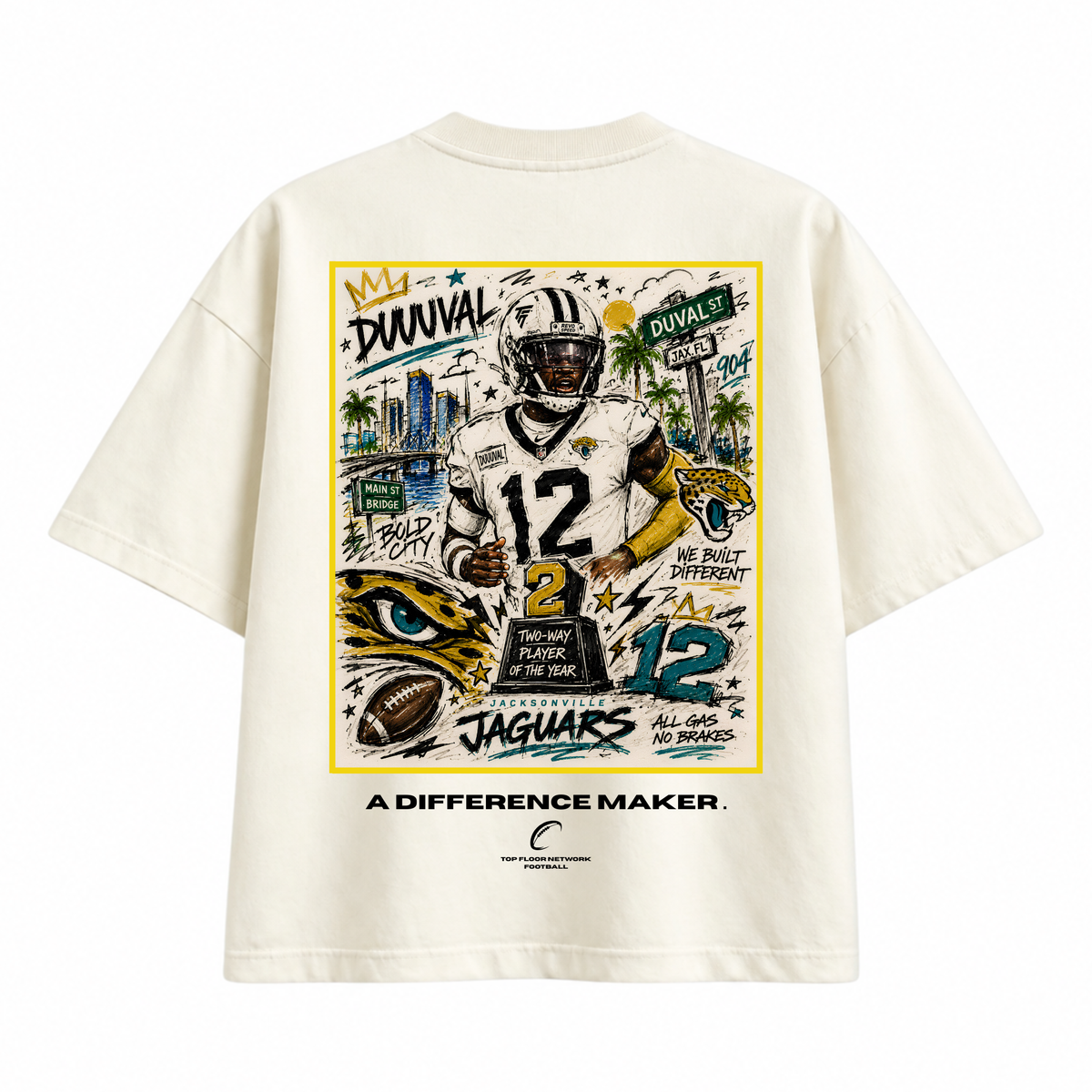WE ARE ONE “A DIFFERENCE MAKER” FAN GEAR PREMIUM TEE