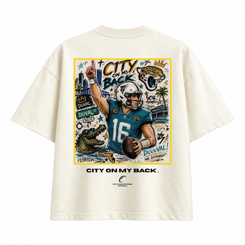 WE ARE ONE “CITY ON MY BACK” FAN GEAR PREMIUM TEE