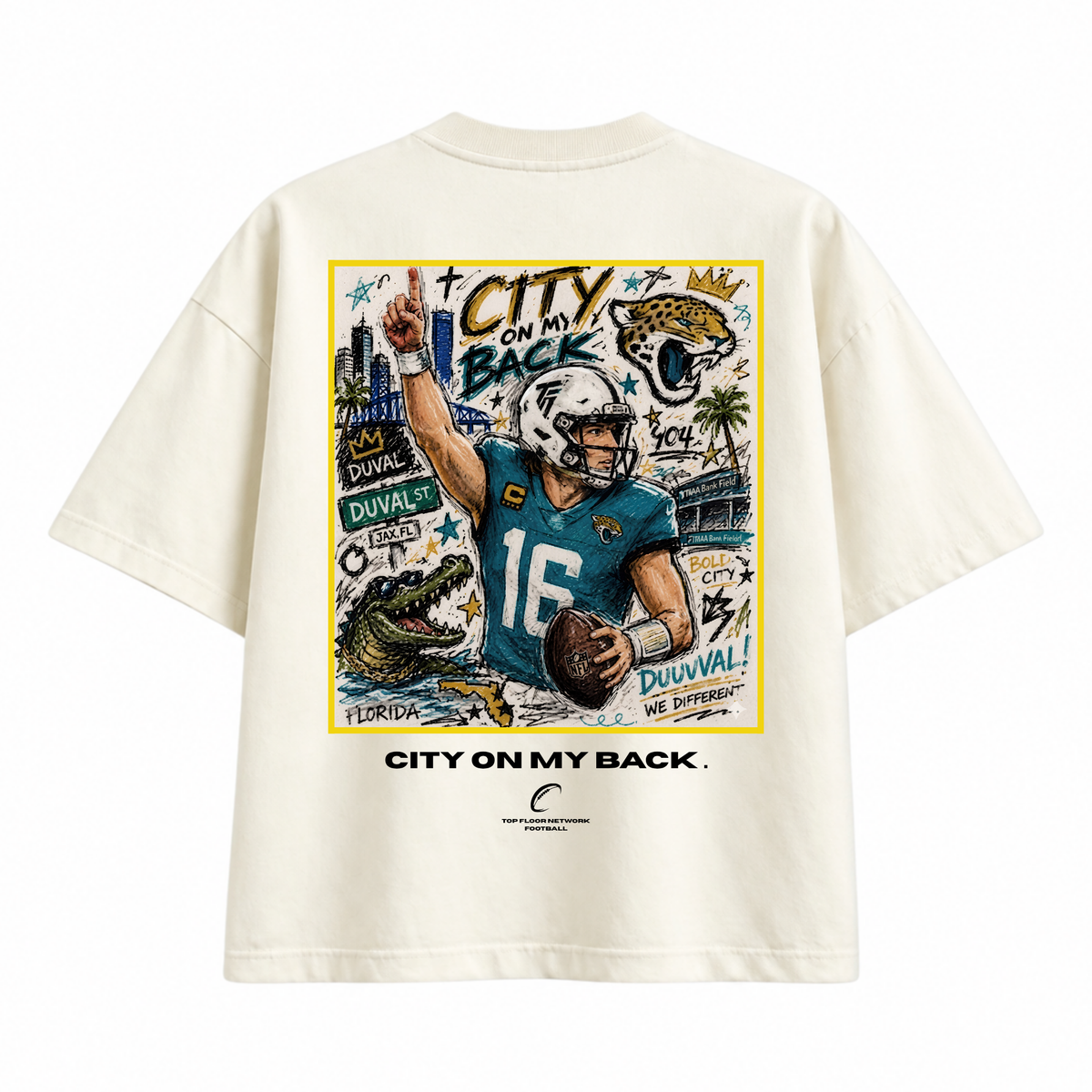 WE ARE ONE “CITY ON MY BACK” FAN GEAR PREMIUM TEE