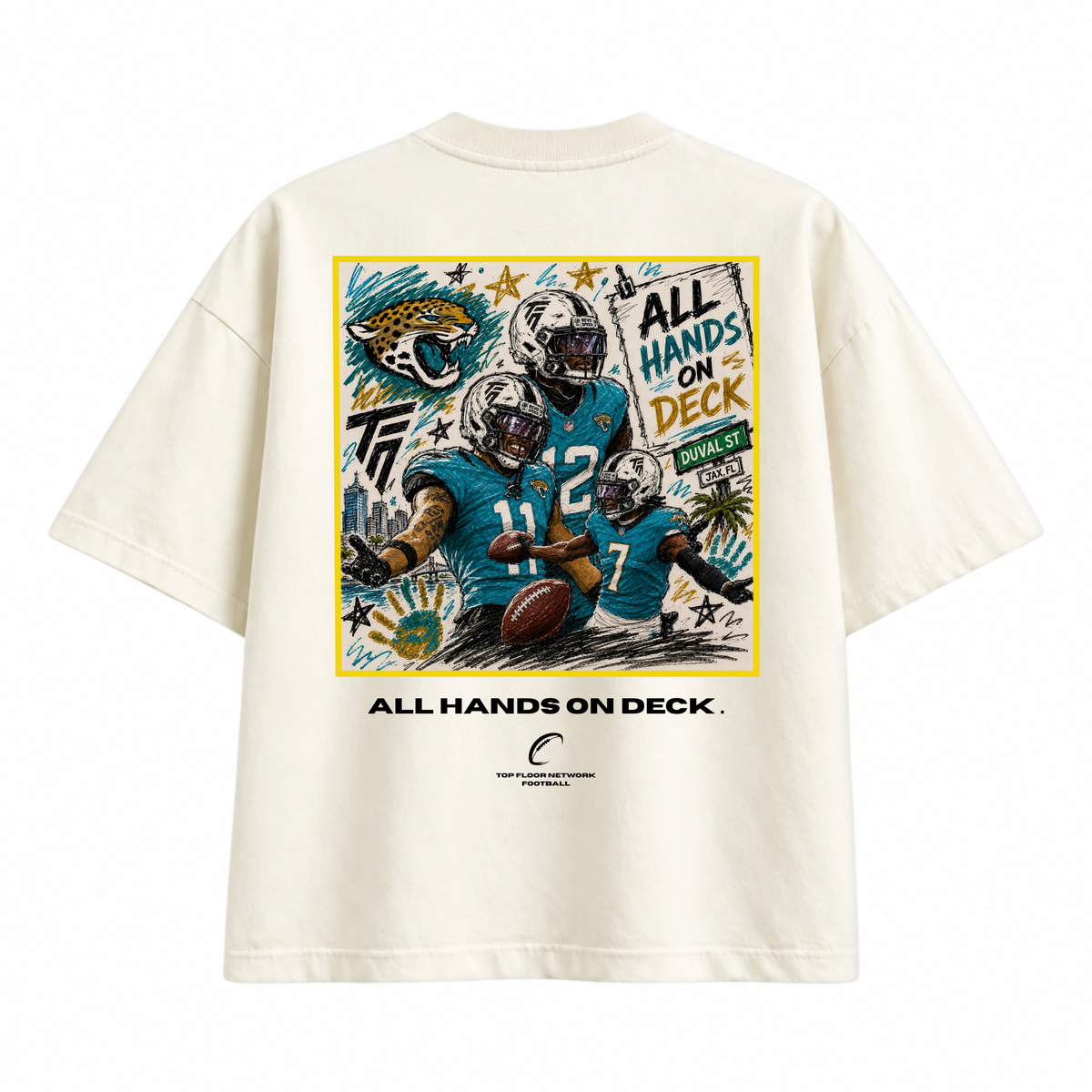 WE ARE ONE “ALL HANDS ON DECK” FAN GEAR PREMIUM TEE